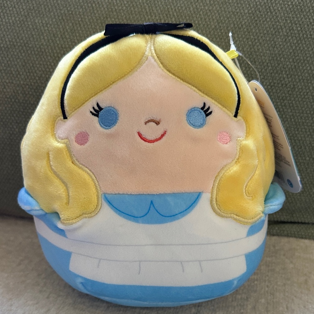 Disney Squishmallow Alice in Wonderland plush